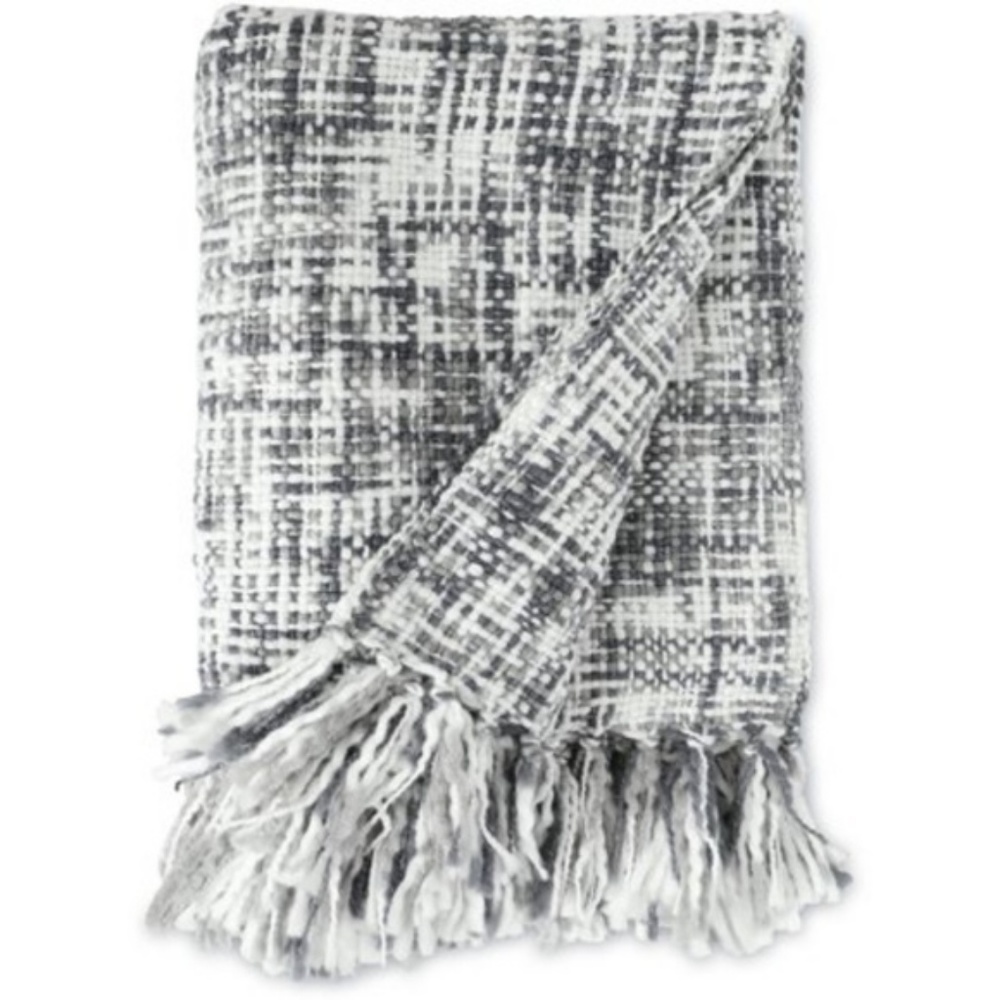 NWT Marled Woven Throw Blanket - Threshold - Picture 2 of 4